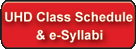UHD Class Schedule & e-Syllabi