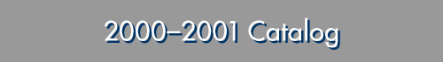 2000–2001 Catalog